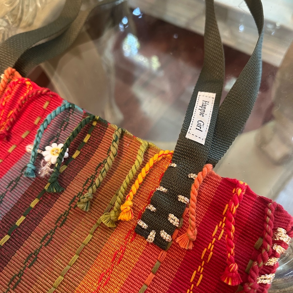 Colorful Striped Tote Bag - Picture 3 of 6